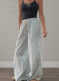 BLUE COTTON PANTS