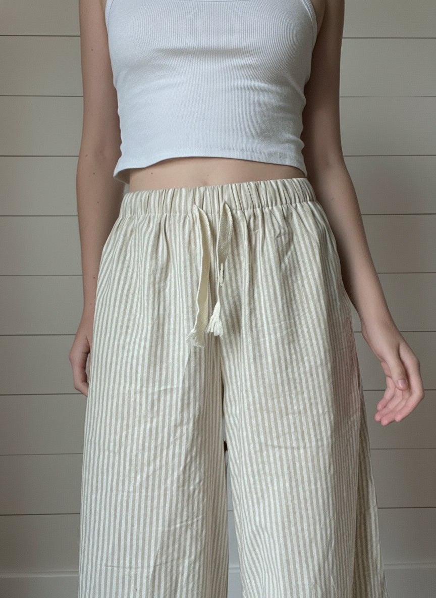 TAN COTTON PANTS