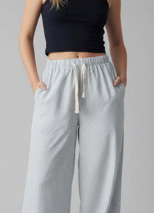 BLUE COTTON PANTS