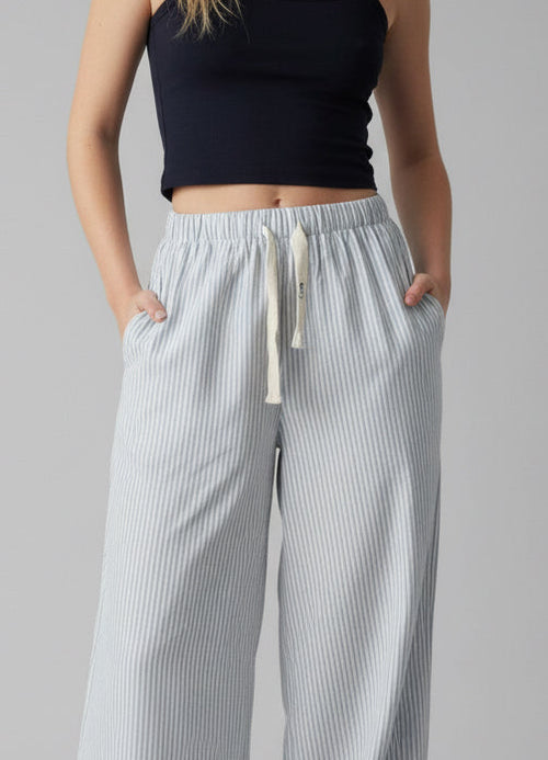 BLUE COTTON PANTS